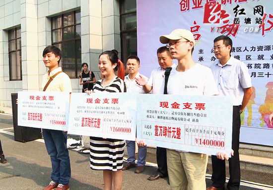 为大学生创业者发放创业扶持资金