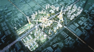 三一众智新城效果图。(图片由三一众智新城提供)