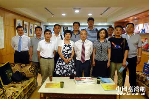 团组部分成员拜会台湾中小企业总会 团组部分成员拜会台湾中小企业总会