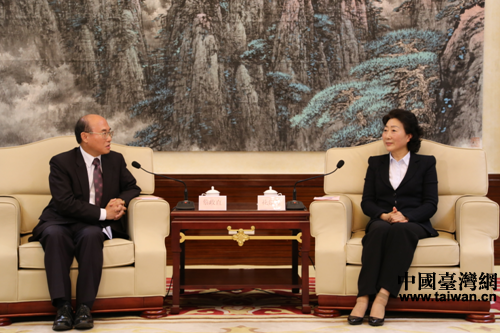 安徽省副省长会见台湾驻香港金融机构联谊会客