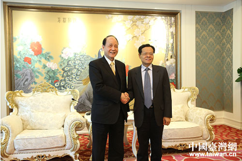 广西壮族自治区主席陈武会见台湾海基会董事长