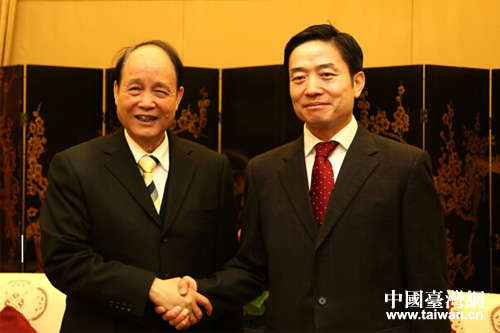 四川副省长甘霖会见台湾海基会董事长林中森一行 四川副省长甘霖会见台湾海基会董事长林中森一行