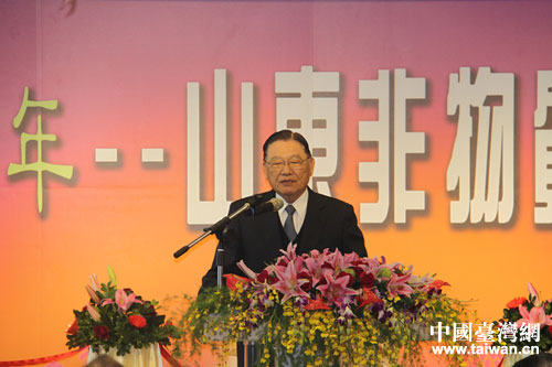 江丙坤在开幕式上致辞 江丙坤在开幕式上致辞