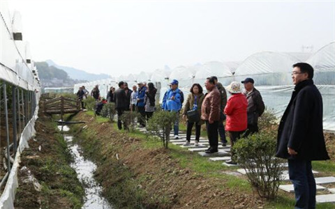 台湾南投县农业交流团安顺瀑乡行圆满结束