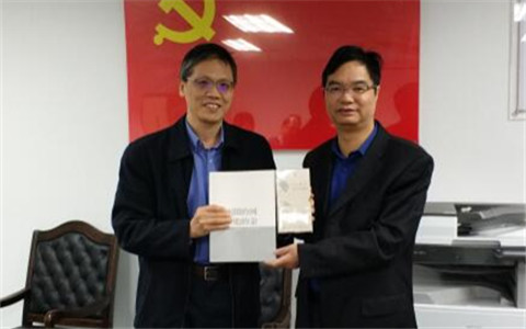 台湾联合报系大陆事务处总经理方桃忠到广东惠州参访