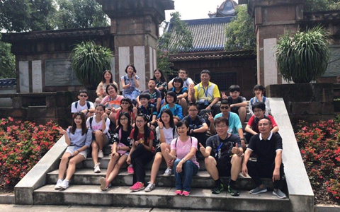 台湾学生在四川绵阳市开展汉文化体验活动