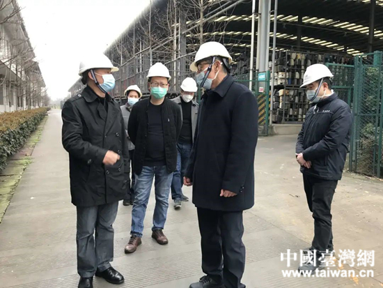 德阳市台办王孟伟一行在台资企业调研。 (中国台湾网 发).jpg