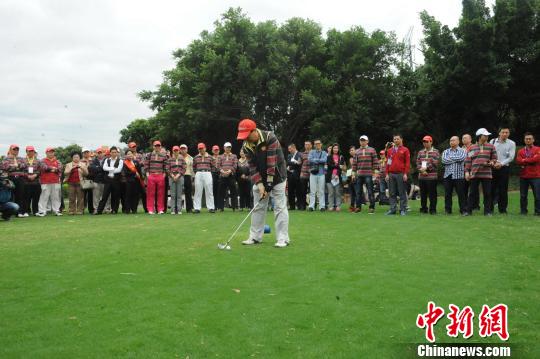 福建泉州办两岸将军高尔夫球友谊赛