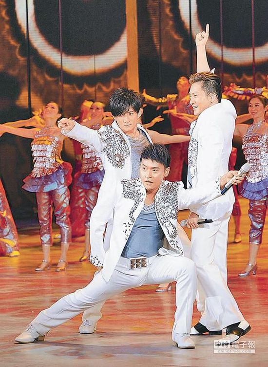 吴奇隆(左起)与陈志朋、苏有朋将再度合体