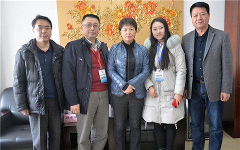 台湾中华两岸教育文化交流学会秘书长周希炯来鞍山参访