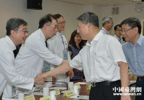 沙海林一行參觀臺北巿立聯合醫院