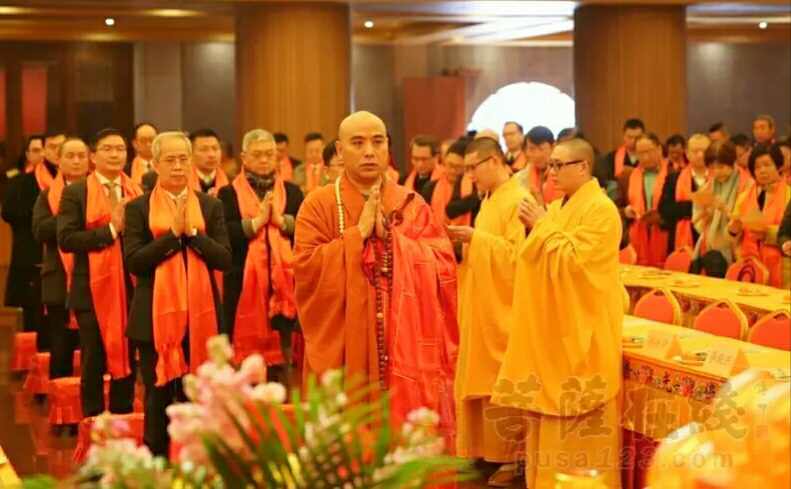 上海台商举办丁酉新春祈福法会 上海台商举办丁酉新春祈福法会