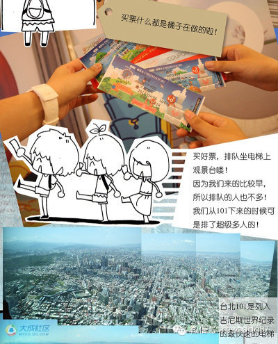 手绘版成都-台湾吃喝游地图