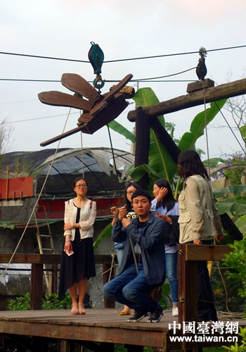 参访桃米生态社区 参访桃米生态社区