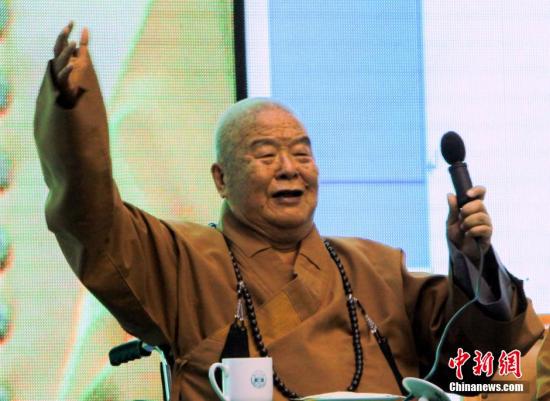 星云法师欢迎张志军访台 星云法师欢迎张志军访台