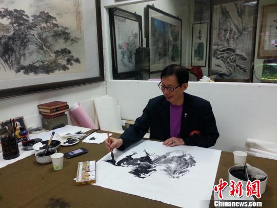 台湾画院院长:盼两岸书画交流频繁热络好上加好