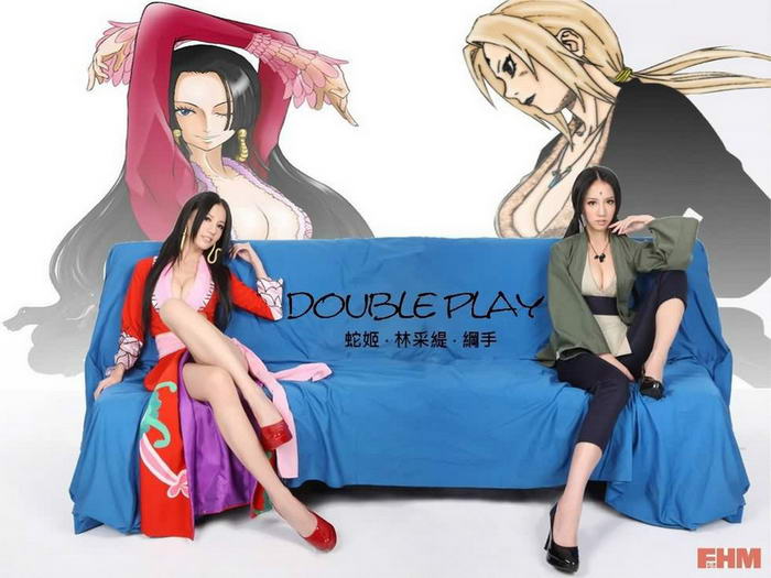 台湾第一女帝cos林采缇性感亮相