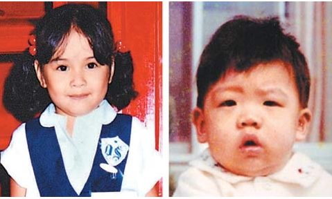 蔡依珊连胜文童年照