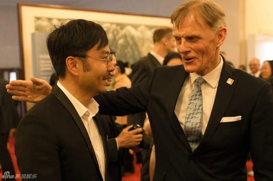 汪涵与丹麦驻华大使