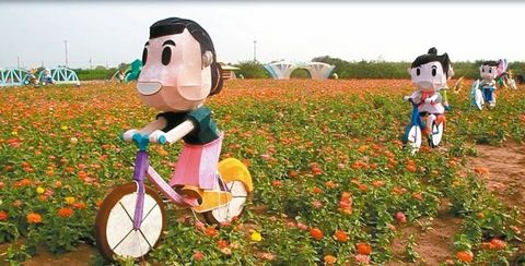 台湾最大玉米迷宫开园3只“猴子”带路(图)