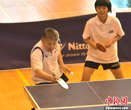 特写:乒乓友谊赛开启台北上海双城互动第七年