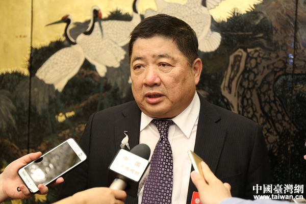 全国台企联会长王屏生:做两岸关系和平发展促进派 全国台企联会长王屏生:做两岸关系和平发展促进派