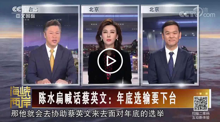 陈水扁喊话蔡英文:年底选输要下台