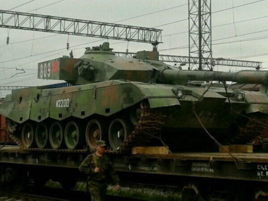 我军96A坦克从俄罗斯归来 我军96A坦克从俄罗斯归来