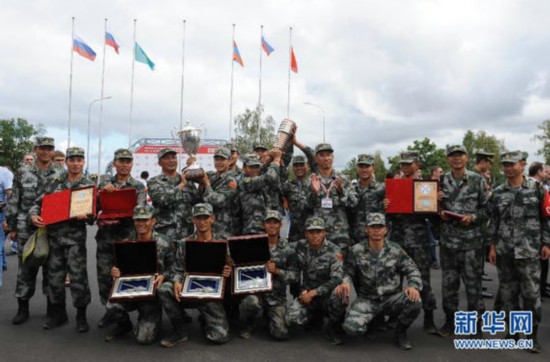 中国队获俄坦克大赛团体第三名 中国队获俄坦克大赛团体第三名
