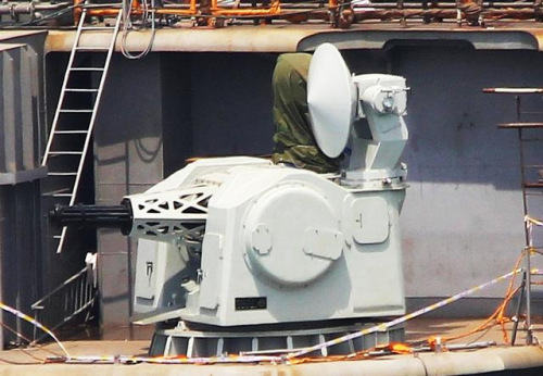 资料图:中国新型1130近防炮系统