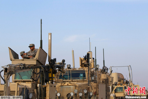 资料图:最后一批美军撤离伊拉克