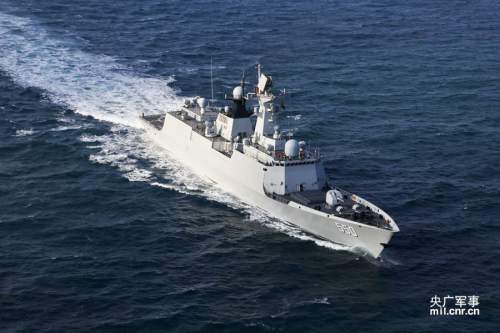 资料图:“临沂”号护卫舰
