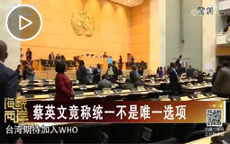 蔡英文竟称统一不是唯一选项