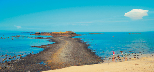 “摩西分红海”澎湖魔幻美景暴红(图)