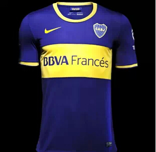 阿根廷博卡青年队队服(资料图) 阿根廷博卡青年队队服(资料图)