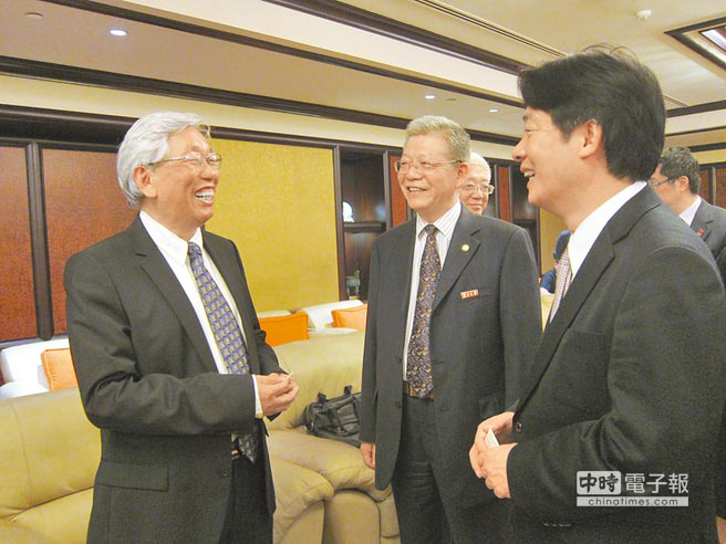 台南市长赖清德6月6日、7日访问上海,得到上海