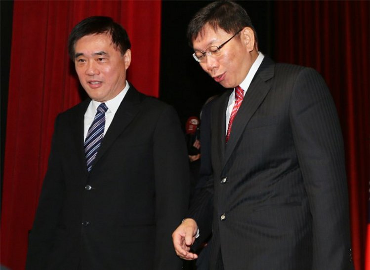 郝龙斌:不再对柯文哲温良恭俭让 将积极回应不实指控 郝龙斌:不再对柯文哲温良恭俭让 将积极回应不实指控