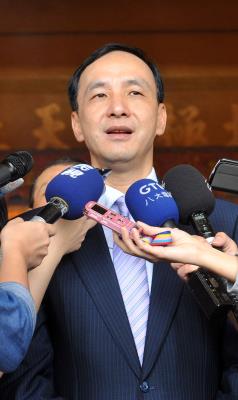 朱立伦:应以正面态度面对两岸交流(图)