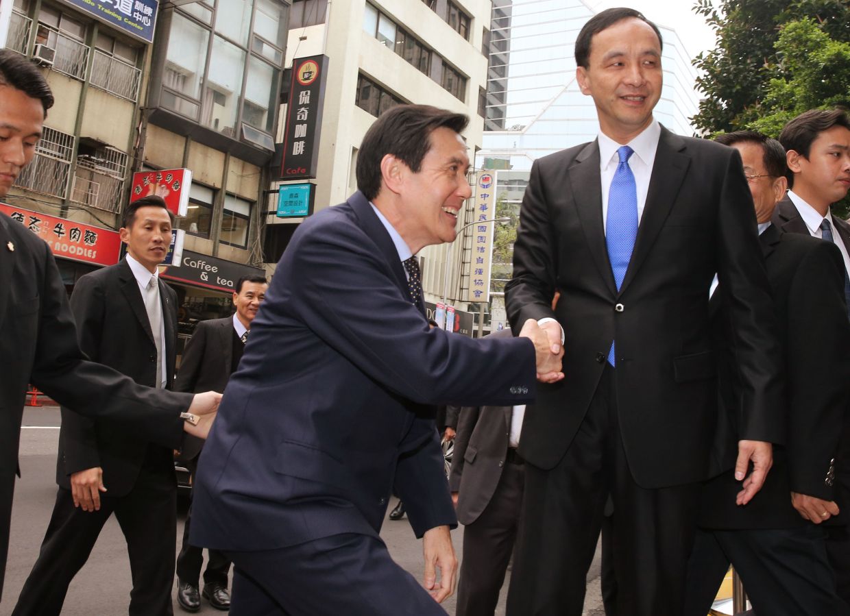 马英九与朱立伦 马英九与朱立伦