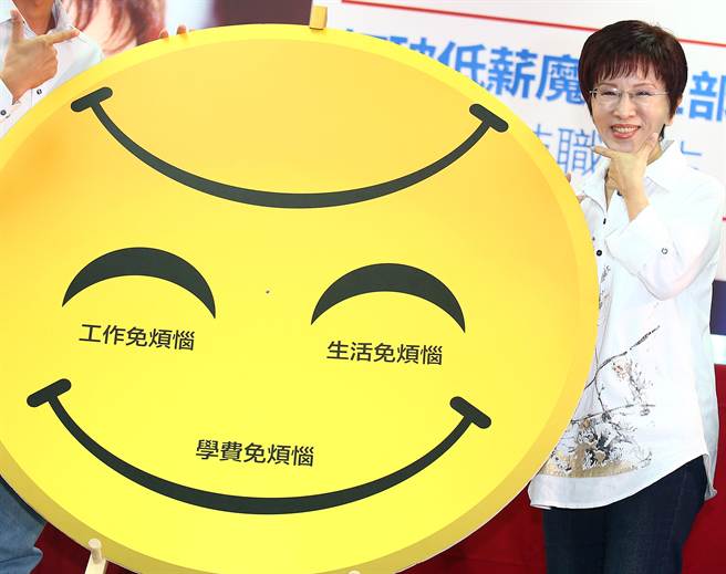 洪秀柱端政策牛肉:让年轻人保证就业 迈向高薪 洪秀柱端政策牛肉:让年轻人保证就业 迈向高薪