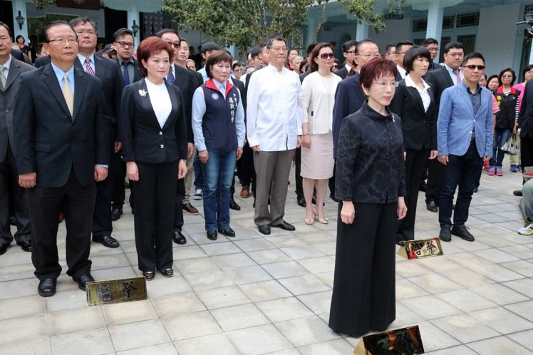 国民党主席洪秀柱5日前往慈湖谒陵 国民党主席洪秀柱5日前往慈湖谒陵