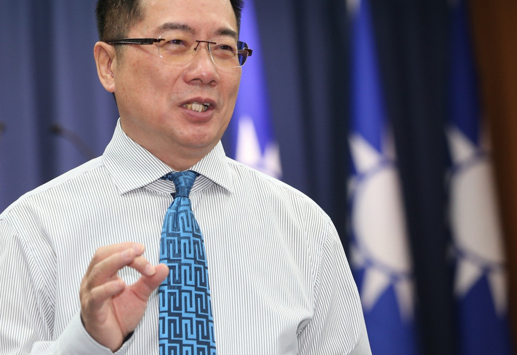 国民党政策会执行长蔡正元。(图片来源:台湾《联合报》) 国民党政策会执行长蔡正元。(图片来源:台湾《联合报》)