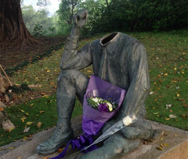 他为砍八田与一铜像自首 邱毅大赞:像个中国人! 他为砍八田与一铜像自首 邱毅大赞:像个中国人!