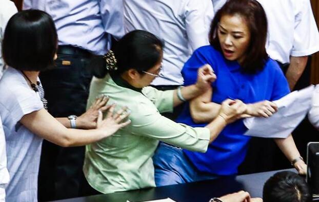 蓝绿“立委”在“前瞻预算案”冲突中续演表决大战 蓝绿“立委”在“前瞻预算案”冲突中续演表决大战