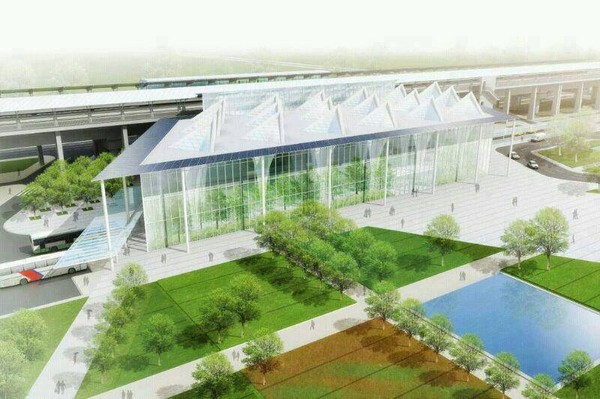 田 字型彰化高铁站年底完工 明年7月通车_台湾