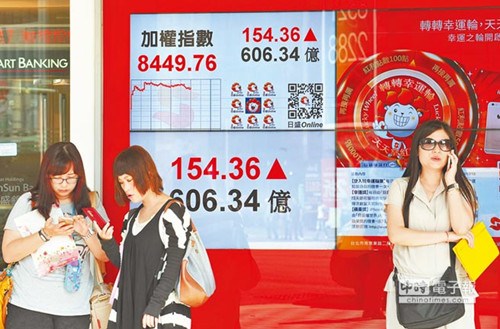 台当局:大陆散户买台股最快明年1月上路(图)