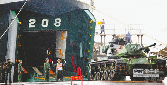 台军“汉光演习”演练三军与后备部队齐出动(图)