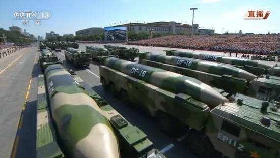 东风16导弹(图片来源网络) 东风16导弹(图片来源网络)