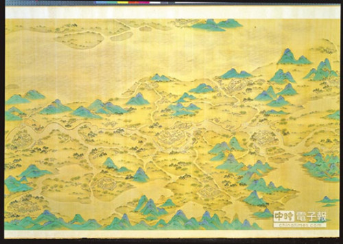 ̨���ʹ����ء������˺�ͼ����ϴ�ͳɽˮ������дʵ�Ĺ۲��ӽǡ�(ͼ��̨�塰��ʱ���ӱ���)