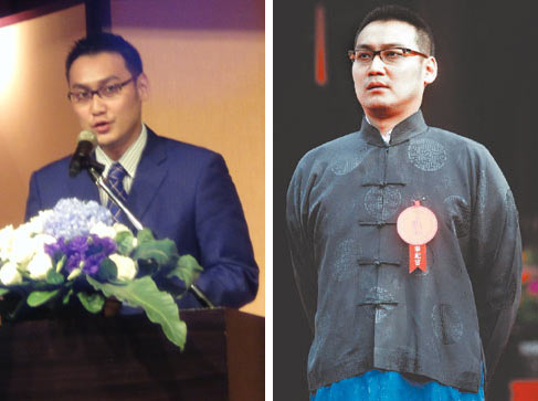 孔子第七十九代传人孔垂长。图片来源:台湾“联合新闻网”